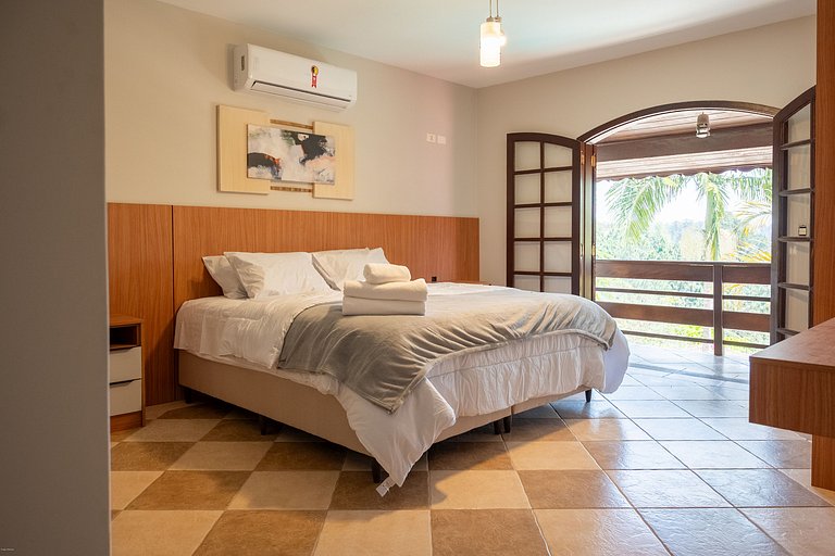 Casa de Campo c/ 4 Suites A.C Wi-Fi em Sao Roque