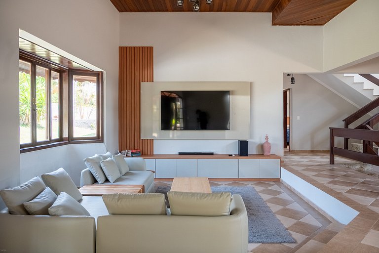 Casa de Campo c/ 4 Suites A.C Wi-Fi em Sao Roque