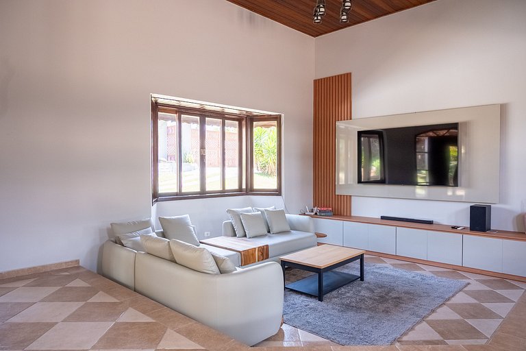 Casa de Campo c/ 4 Suites A.C Wi-Fi em Sao Roque