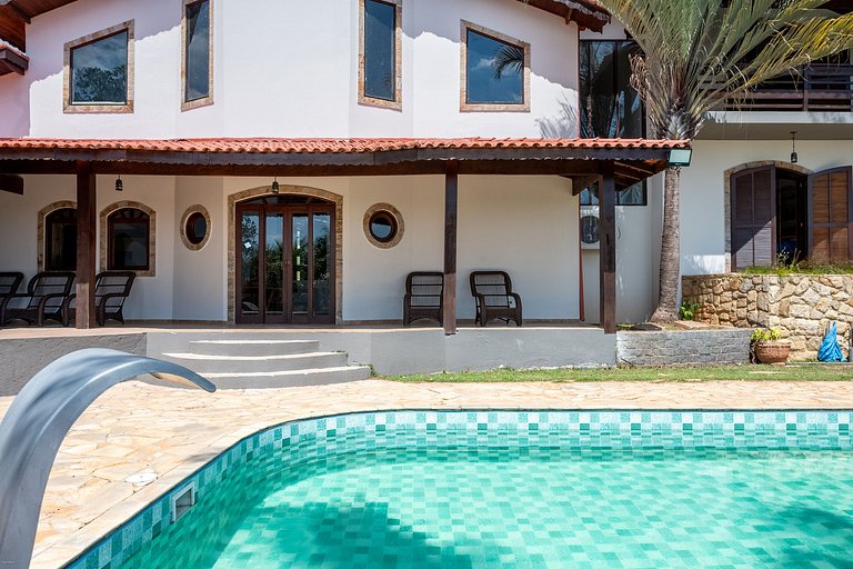 Casa de Campo c/ 4 Suites A.C Wi-Fi em Sao Roque